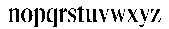 GTCanon LNarrowSemibold Font LOWERCASE