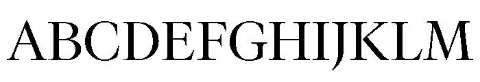 GTCanon LRegular 2 Font UPPERCASE