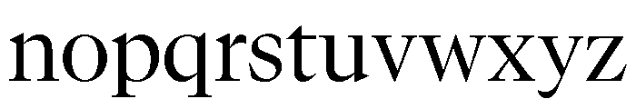 GTCanon LRegular 2 Font LOWERCASE