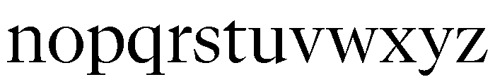 GTCanon LRegular Font LOWERCASE