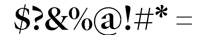 GTCanon LSemibold Font OTHER CHARS