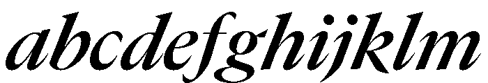 GTCanon LSemiboldItalic FONT
