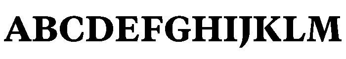GTCanon MBlack Font UPPERCASE