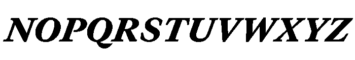 GTCanon MBlackItalic Font UPPERCASE