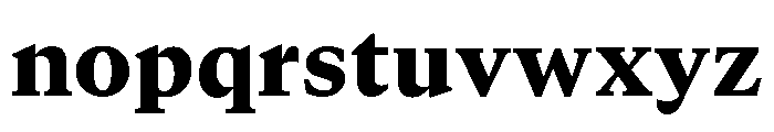 GTCanon MBlack Font LOWERCASE