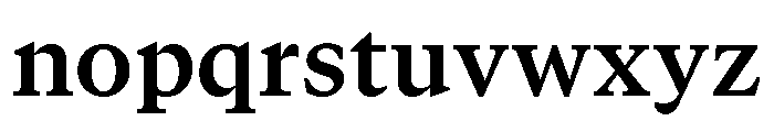 GTCanon MBold Font LOWERCASE