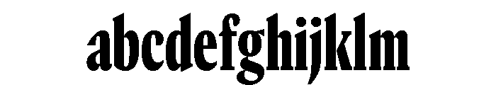 GTCanon MCondensedBlack 2 FONT