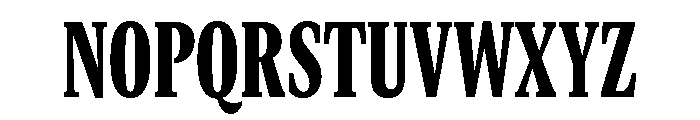GTCanon MCondensedBlack Font UPPERCASE