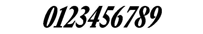 GTCanon MCondensedBlackItalic 2 Font OTHER CHARS