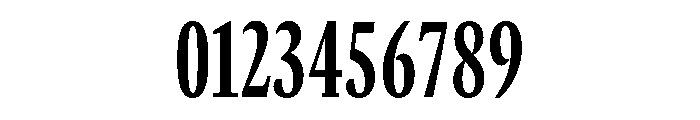 GTCanon MCondensedBold Font OTHER CHARS