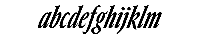 GTCanon MCondensedBoldItalic FONT