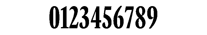 GTCanon MCondensedHeavy 2 Font OTHER CHARS