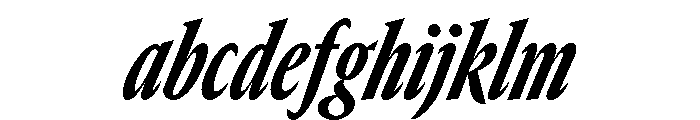 GTCanon MCondensedHeavyItalic FONT