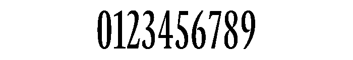 GTCanon MCondensedMedium 2 Font OTHER CHARS