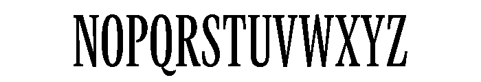 GTCanon MCondensedMedium 2 Font UPPERCASE