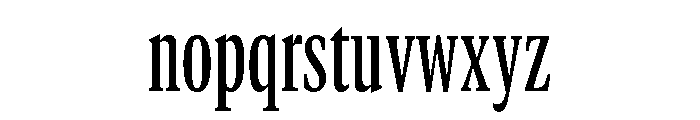 GTCanon MCondensedMedium 2 Font LOWERCASE