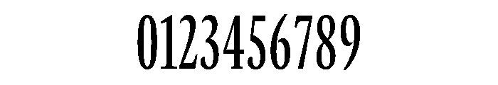 GTCanon MCondensedMedium Font OTHER CHARS