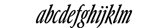 GTCanon MCondensedMediumItalic FONT
