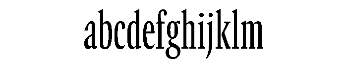 GTCanon MCondensedRegular 2 FONT