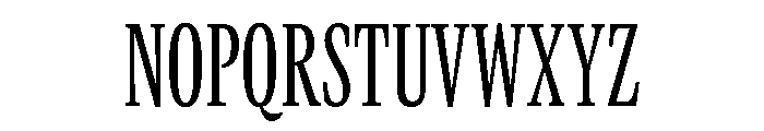 GTCanon MCondensedRegular Font UPPERCASE