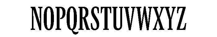 GTCanon MCondensedSemibold Font UPPERCASE