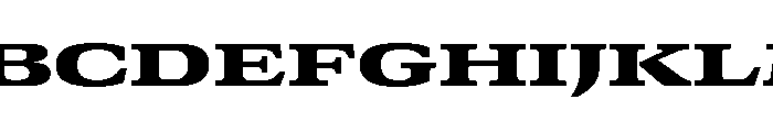GTCanon MExpandedBlack Font UPPERCASE