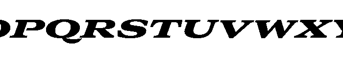 GTCanon MExpandedBlackItalic Font UPPERCASE