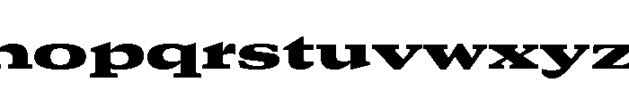 GTCanon MExpandedBlack Font LOWERCASE