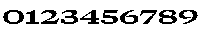 GTCanon MExpandedBold 2 Font OTHER CHARS