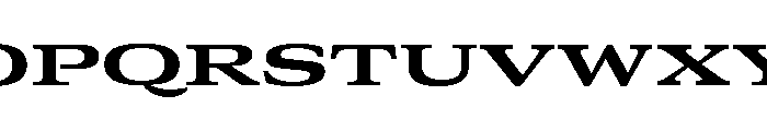 GTCanon MExpandedBold 2 Font UPPERCASE
