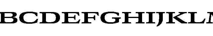 GTCanon MExpandedBold Font UPPERCASE