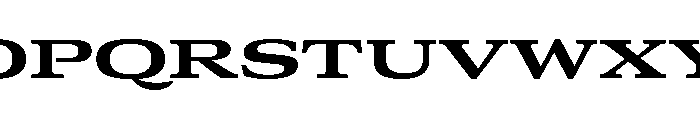 GTCanon MExpandedBold Font UPPERCASE