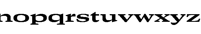 GTCanon MExpandedBold Font LOWERCASE