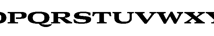 GTCanon MExpandedHeavy Font UPPERCASE