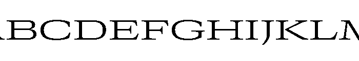 GTCanon MExpandedLight 2 Font UPPERCASE
