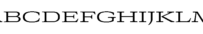 GTCanon MExpandedLight Font UPPERCASE