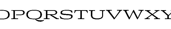 GTCanon MExpandedLight Font UPPERCASE