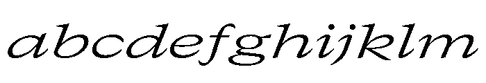 GTCanon MExpandedLightItalic FONT