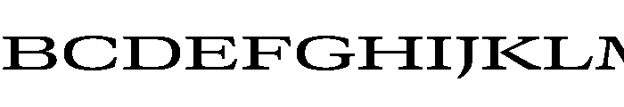 GTCanon MExpandedMedium 2 Font UPPERCASE