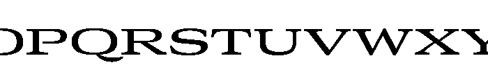 GTCanon MExpandedMedium 2 Font UPPERCASE