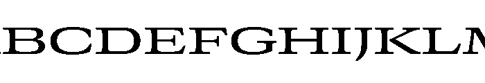 GTCanon MExpandedMedium Font UPPERCASE