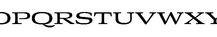 GTCanon MExpandedMedium Font UPPERCASE