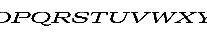 GTCanon MExpandedMediumItalic 2 Font UPPERCASE