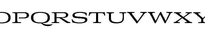 GTCanon MExpandedRegular 2 Font UPPERCASE