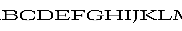 GTCanon MExpandedRegular Font UPPERCASE