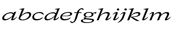 GTCanon MExpandedRegularItalic 2 FONT