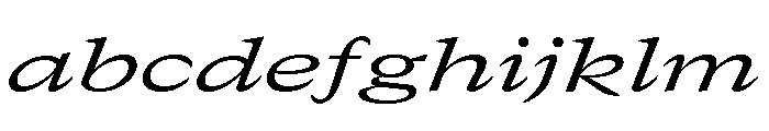 GTCanon MExpandedRegularItalic FONT