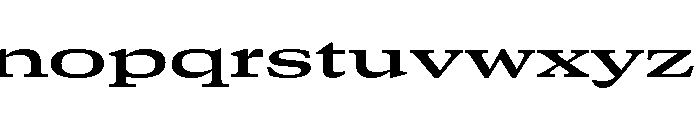 GTCanon MExpandedSemibold 2 Font LOWERCASE