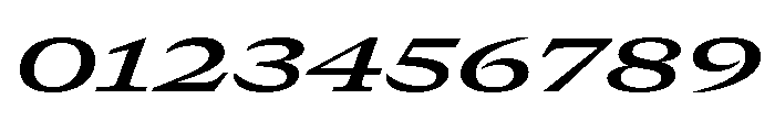 GTCanon MExpandedSemiboldItalic 2 Font OTHER CHARS