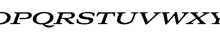 GTCanon MExpandedSemiboldItalic 2 Font UPPERCASE